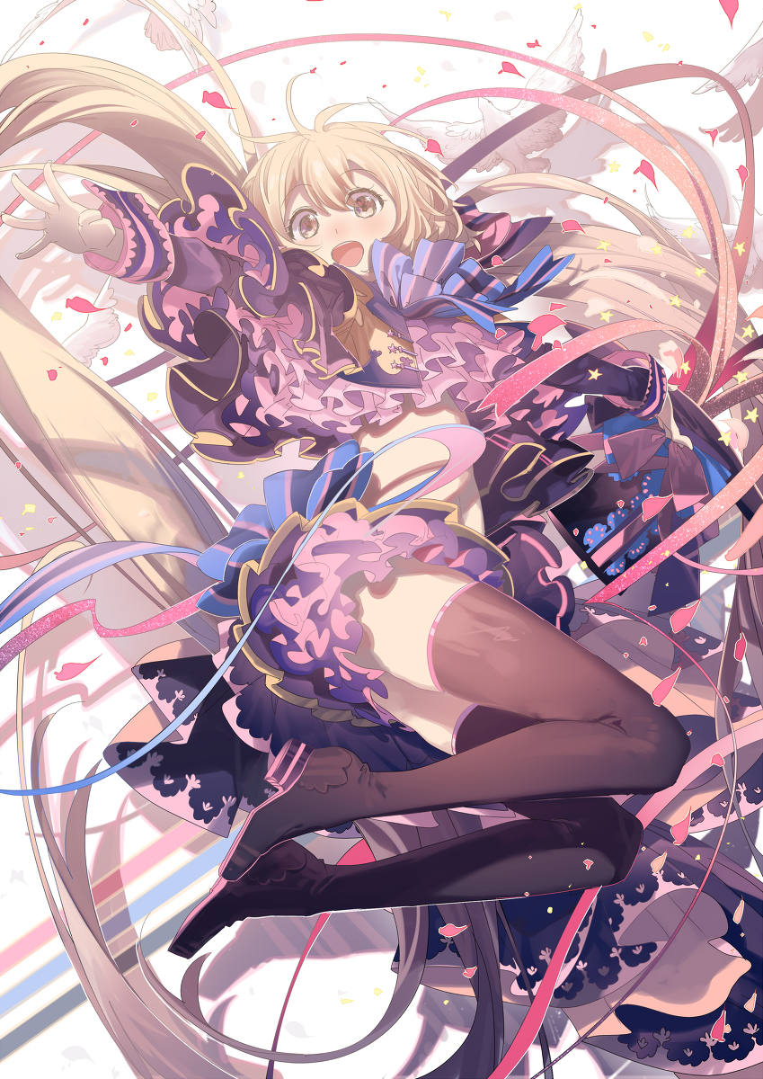 This is a pixiv picture whose title is 跃起.