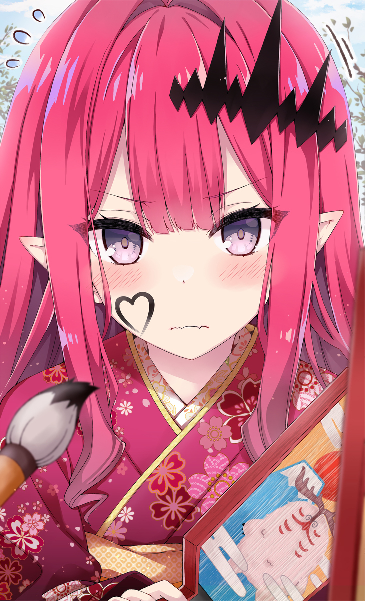 This is a pixiv picture whose title is 明けましておめでトリ子！.