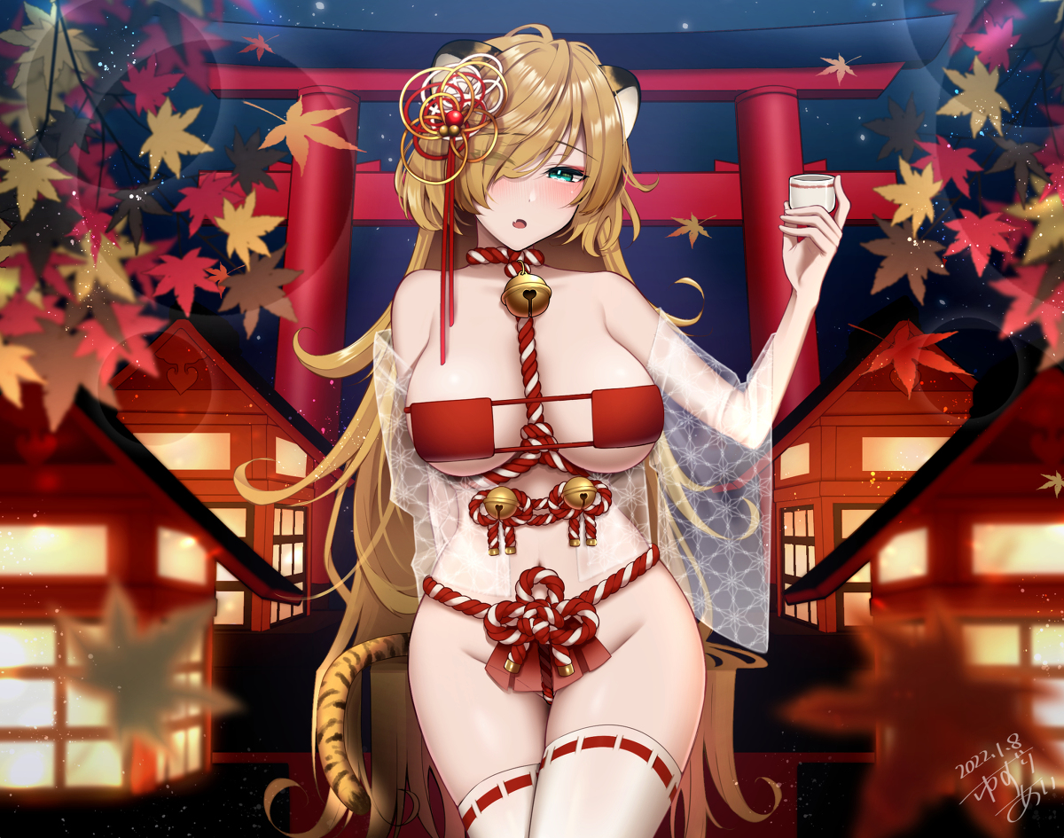 This is a pixiv picture whose title is あけましておめでとうございます🐯🎍.
