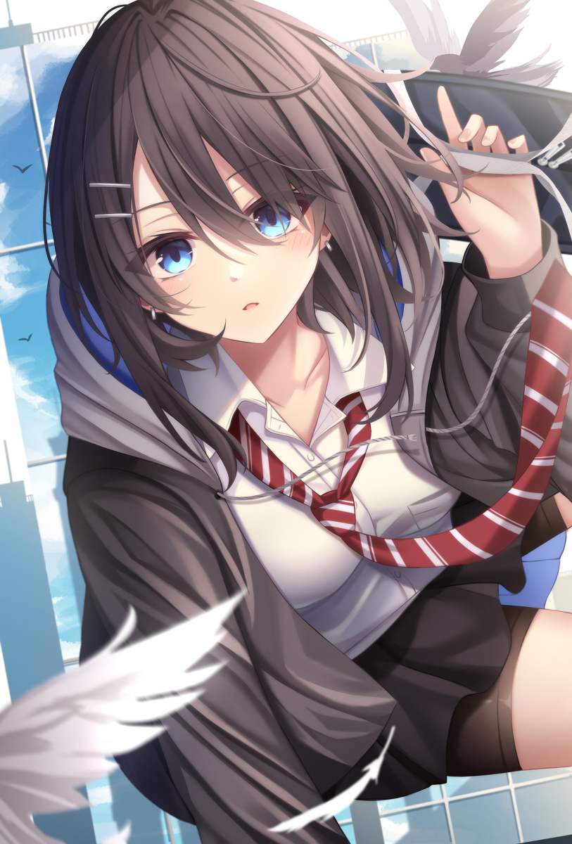 This is a pixiv picture whose title is 飛べ.