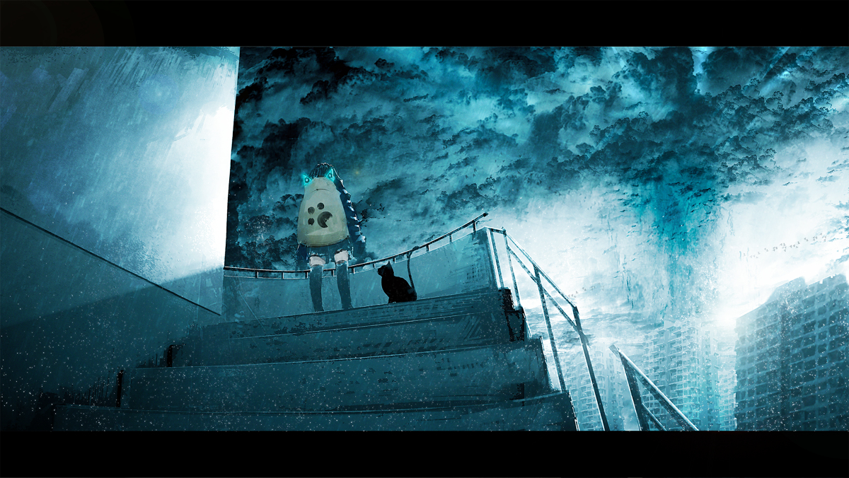 This is a pixiv picture whose title is ダウンバースト.