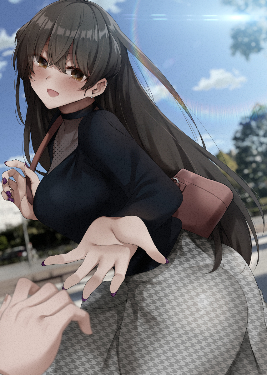 This is a pixiv picture whose title is 「一緒に帰ろ？」.