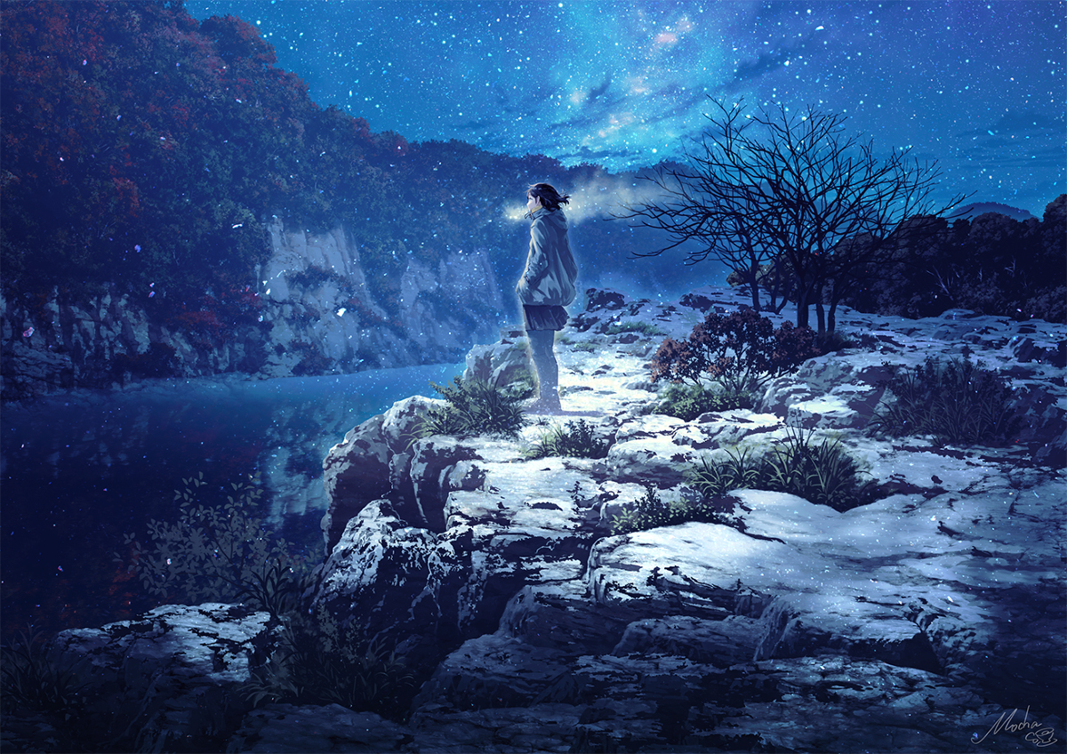 This is a pixiv picture whose title is 師走.