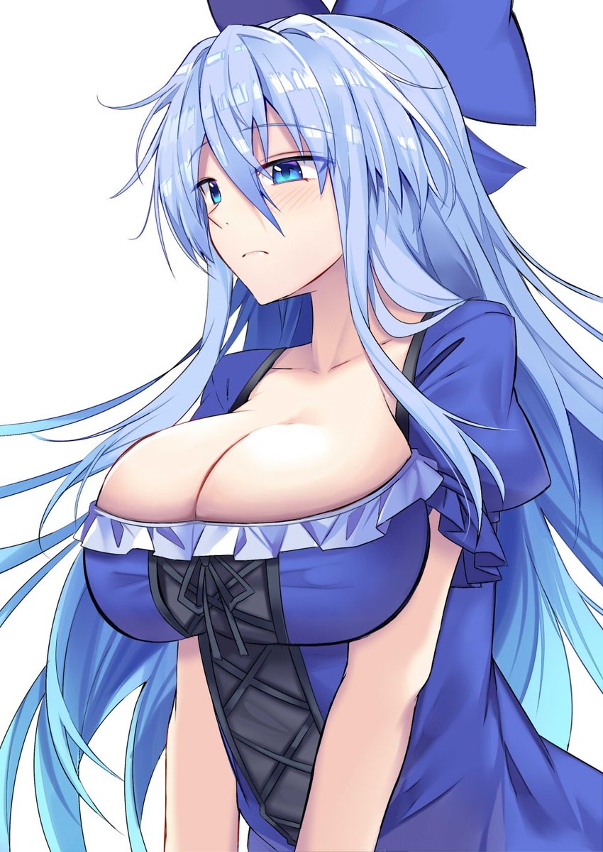 This is a pixiv picture whose title is 大人になり過ぎたチルノ!.