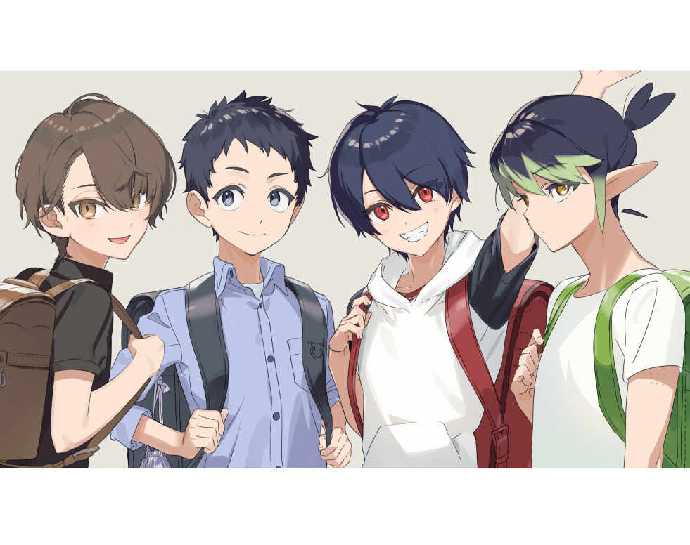 This is a pixiv picture whose title is にじさんじ男児＋α.