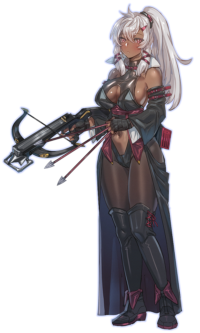 This is a pixiv picture whose title is [Commission] Crossbowwoman.