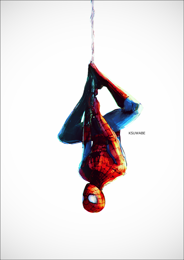 This is a pixiv picture whose title is スパイダーマン.