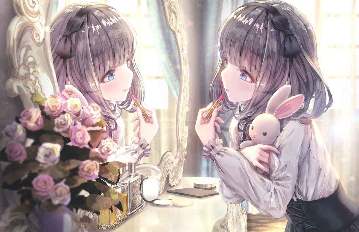 This is a pixiv picture whose title is 私も綺麗に、なれるのかな.