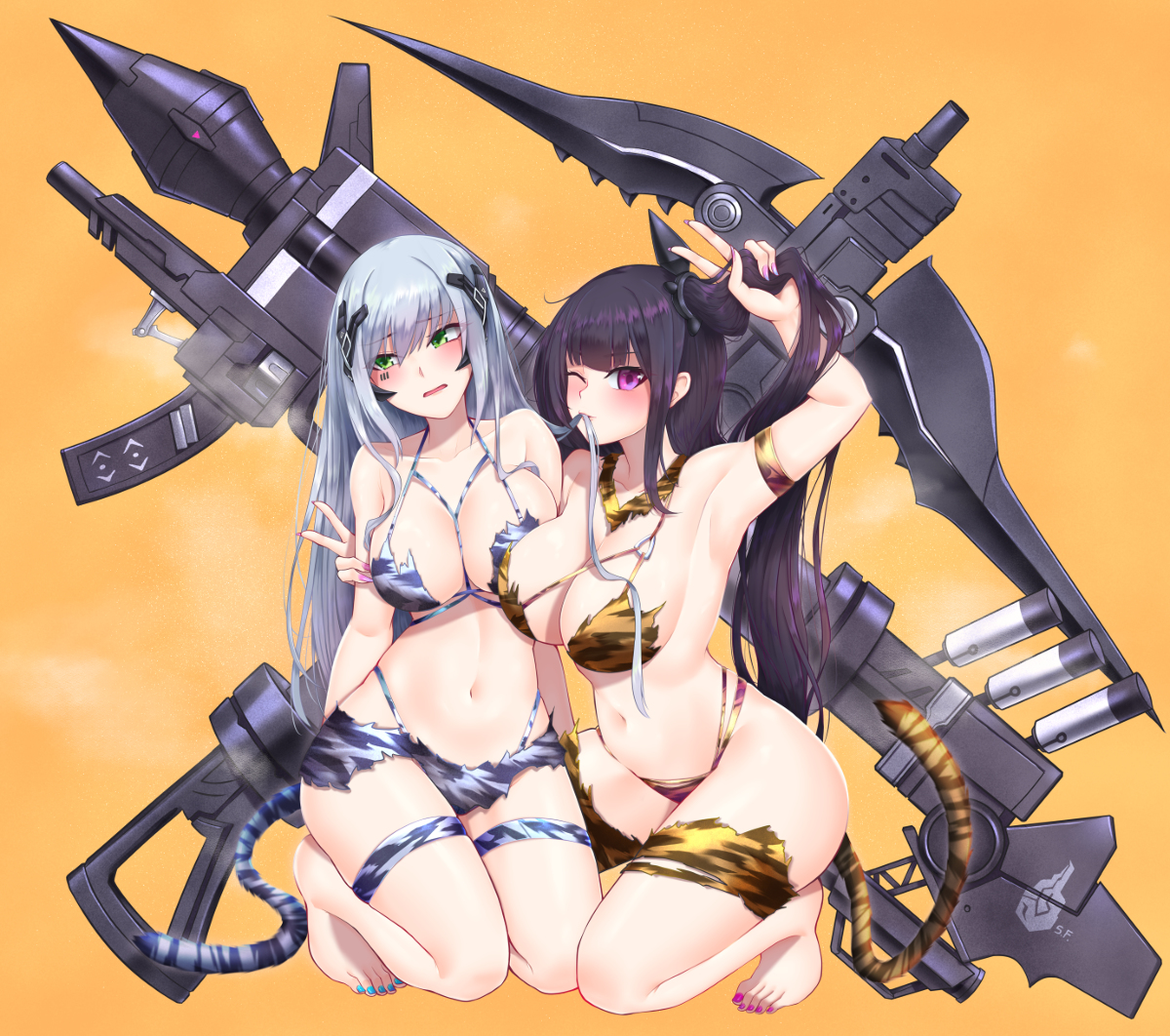 This is a pixiv picture whose title is 計量官x建築師.
