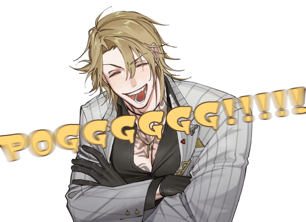 This is a pixiv picture whose title is Luca's baby sneezing moment🦁️.