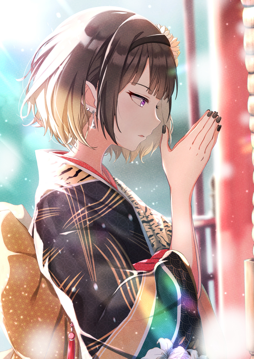 This is a pixiv picture whose title is 🐯年.