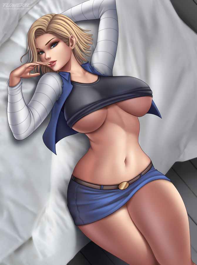 This is a pixiv picture whose title is Android 18.