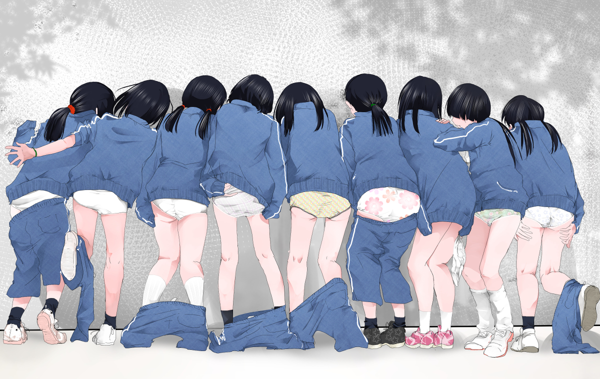 This is a pixiv picture whose title is 13歳の尻.