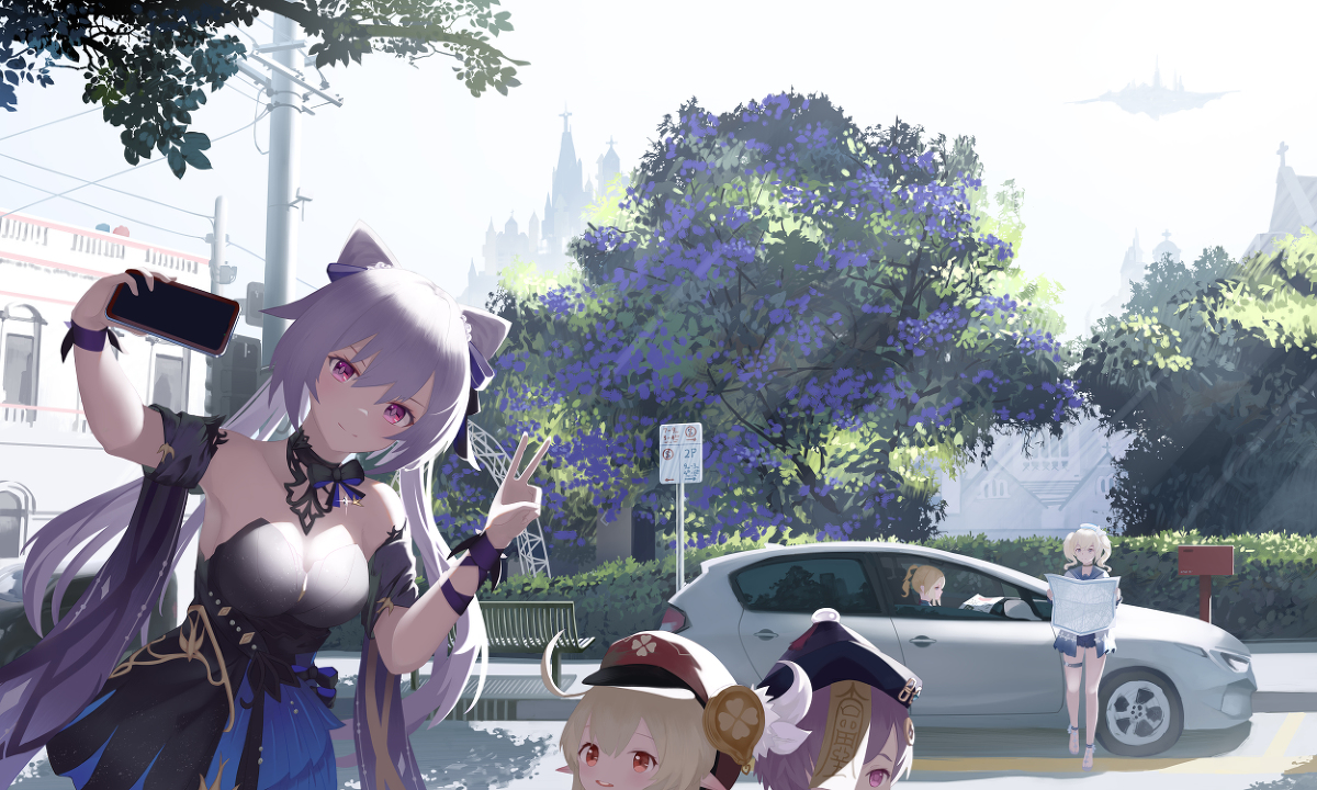 This is a pixiv picture whose title is 现世巡游.