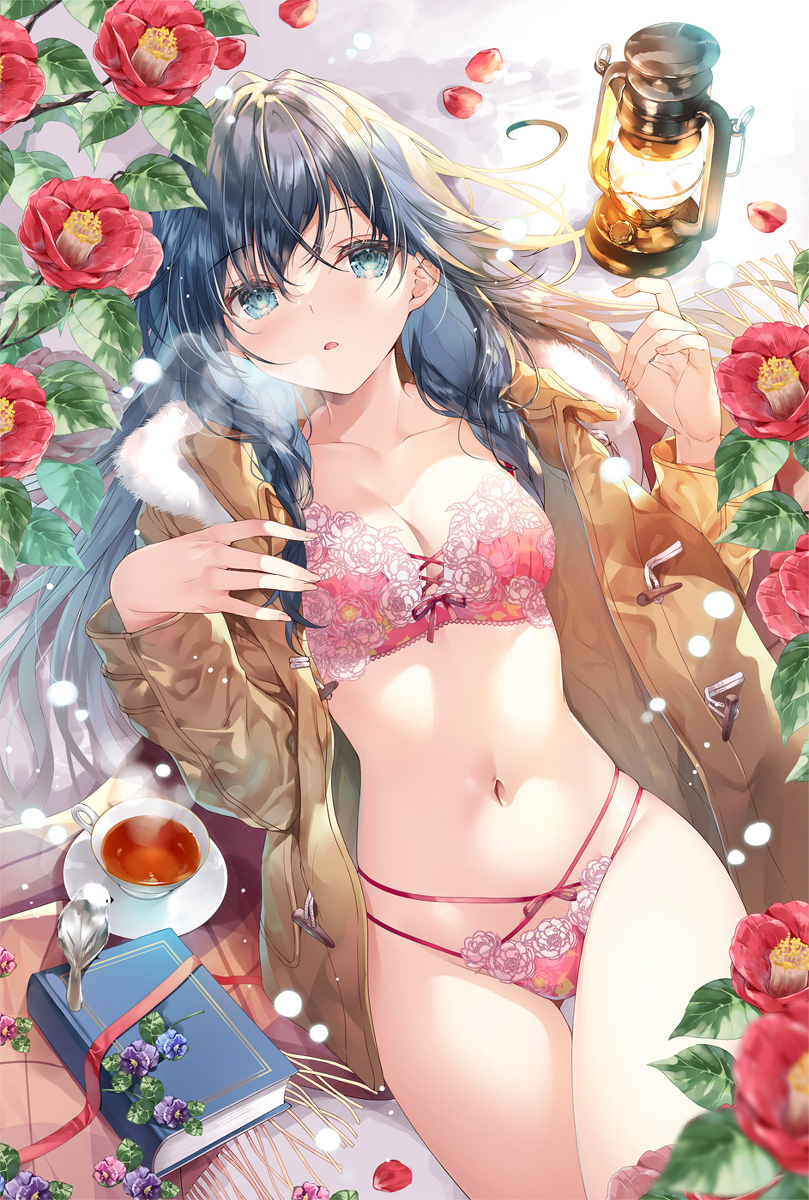 This is a pixiv picture whose title is snow fairy.