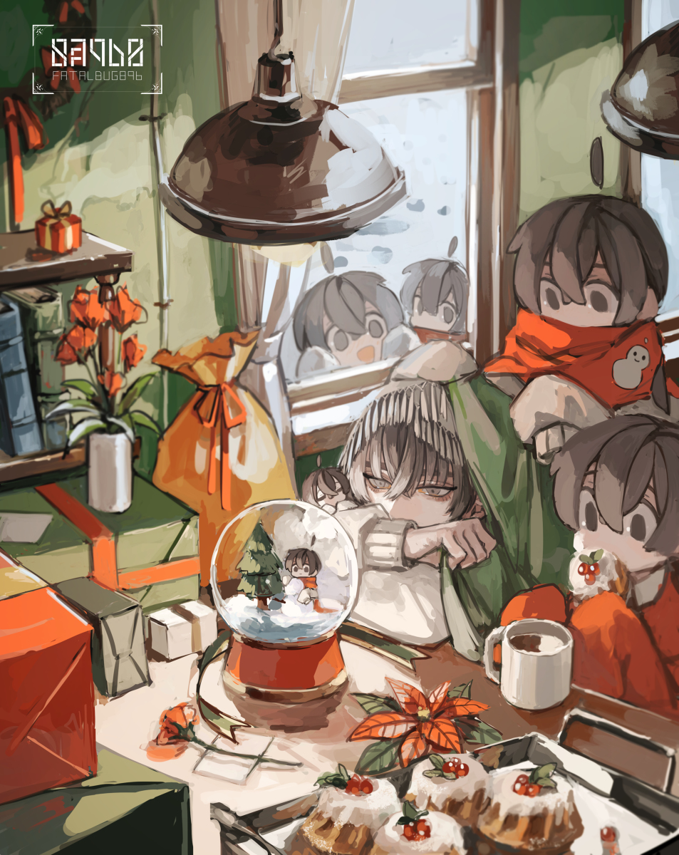 This is a pixiv picture whose title is 雪の日.