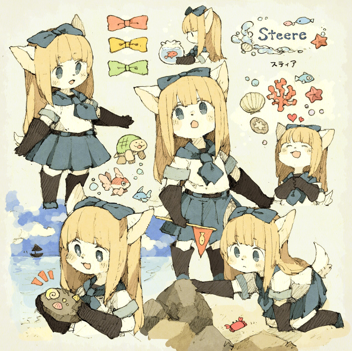 This is a pixiv picture whose title is 女の子まとめ.