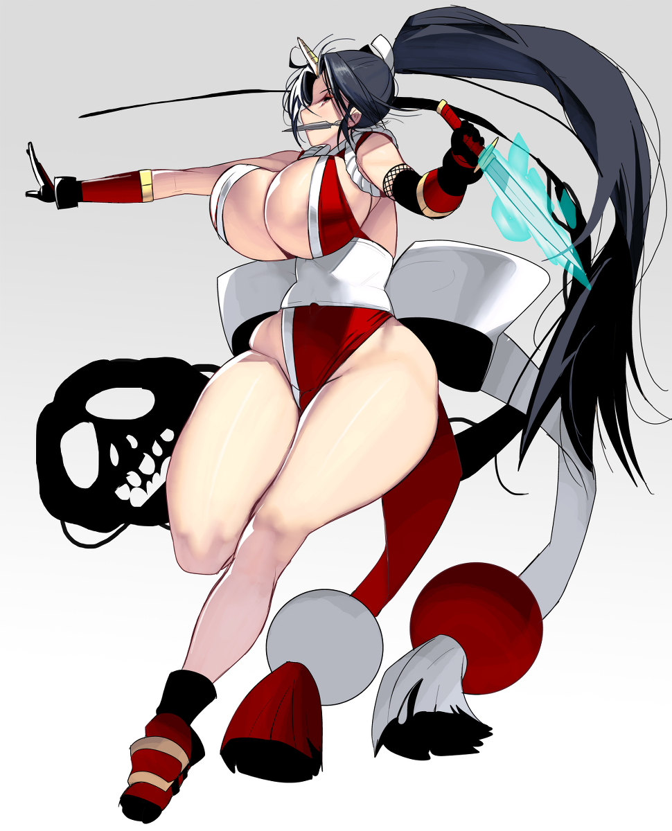 This is a pixiv picture whose title is ダークサイド不知火舞.