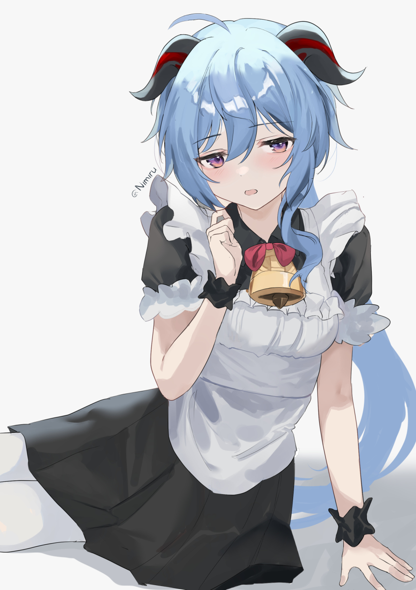 This is a pixiv picture whose title is 甘雨.