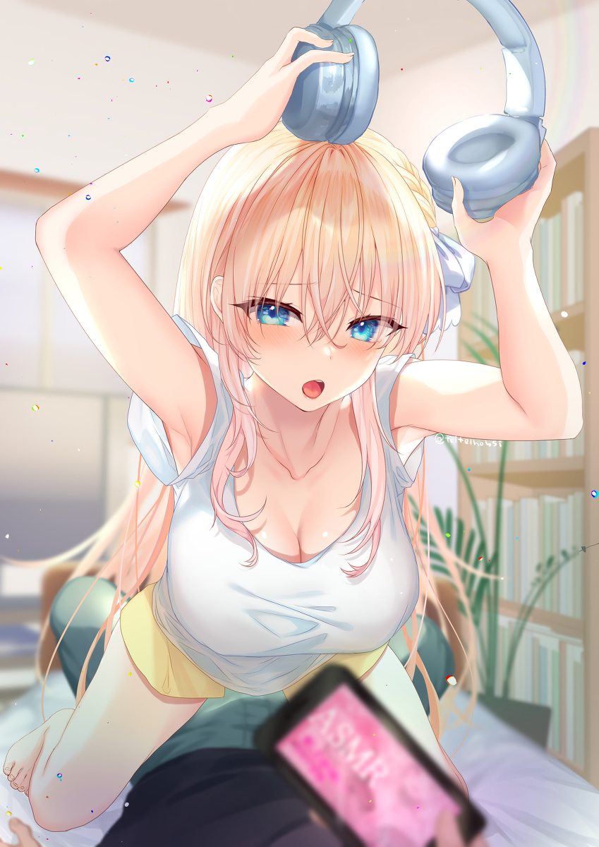 This is a pixiv picture whose title is よそ見しないで….