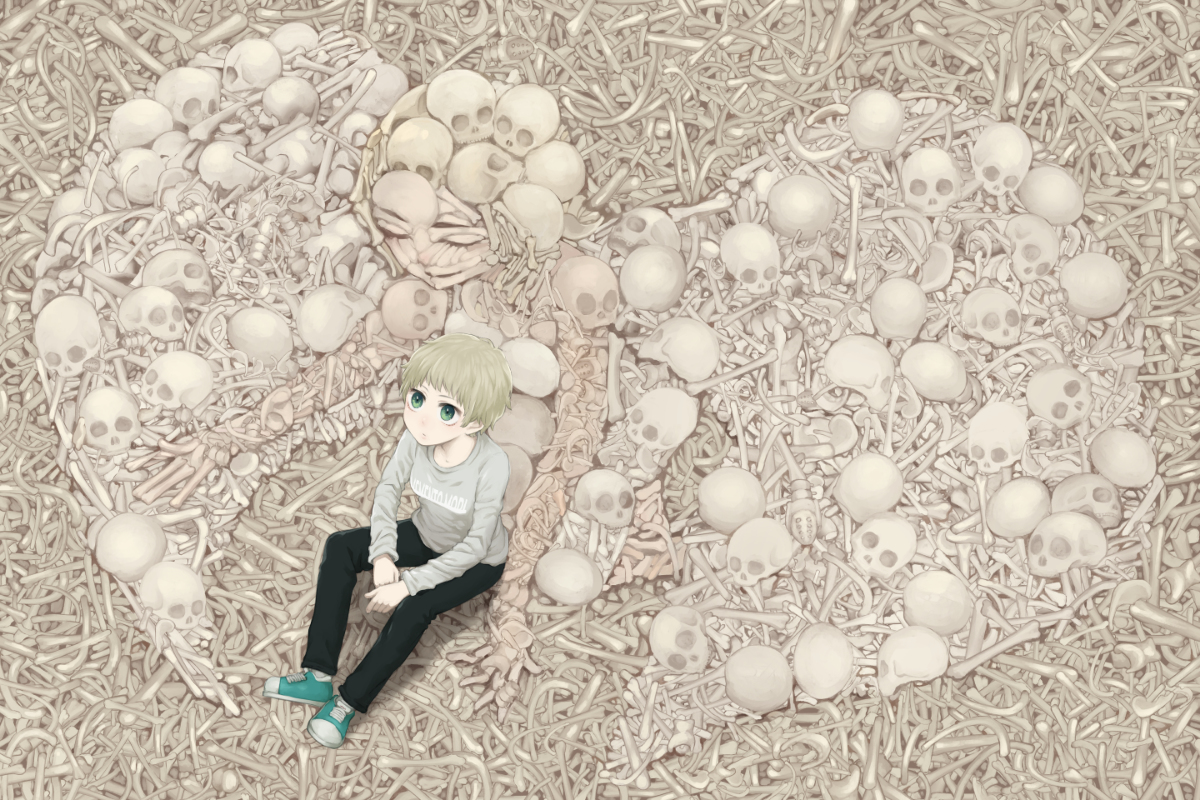 This is a pixiv picture whose title is アンチ・メメントモリ.