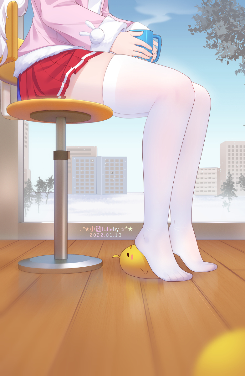 This is a pixiv picture whose title is 拉菲-下雪天.