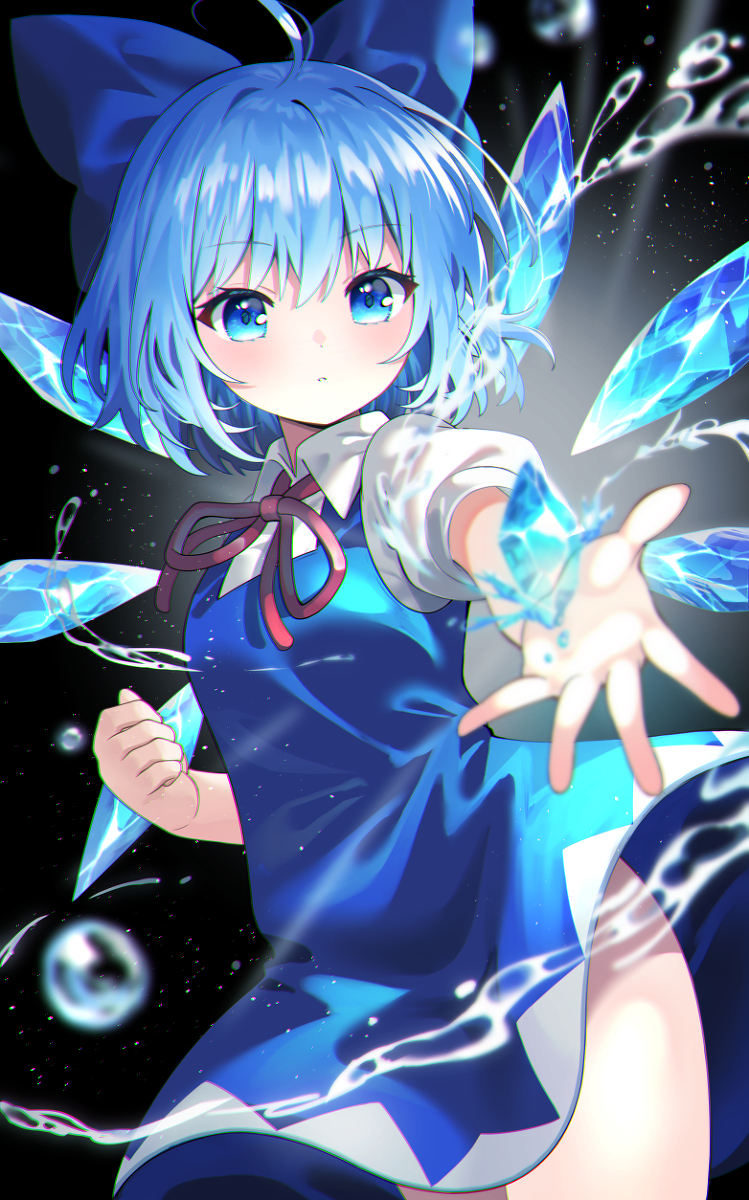 This is a pixiv picture whose title is 氷精.