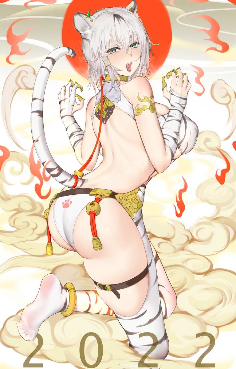 This is a pixiv picture whose title is 2022.