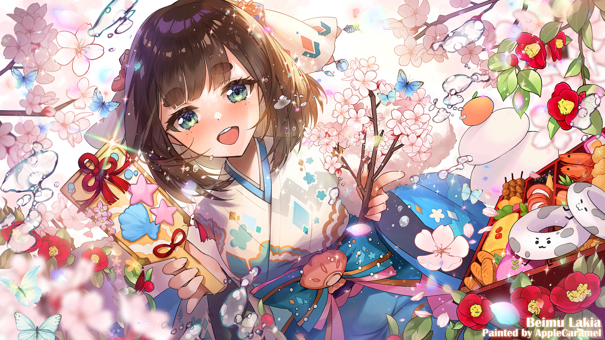 This is a pixiv picture whose title is [仕事絵]HappyNewYear2022!.