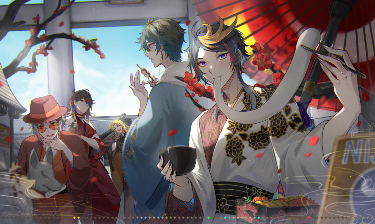 This is a pixiv picture whose title is ⛩.