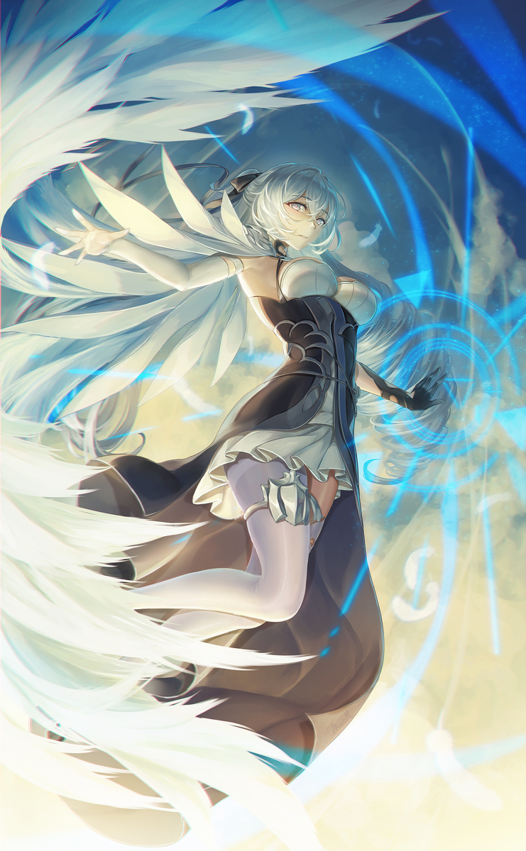 This is a pixiv picture whose title is 完全なるCyberangel.