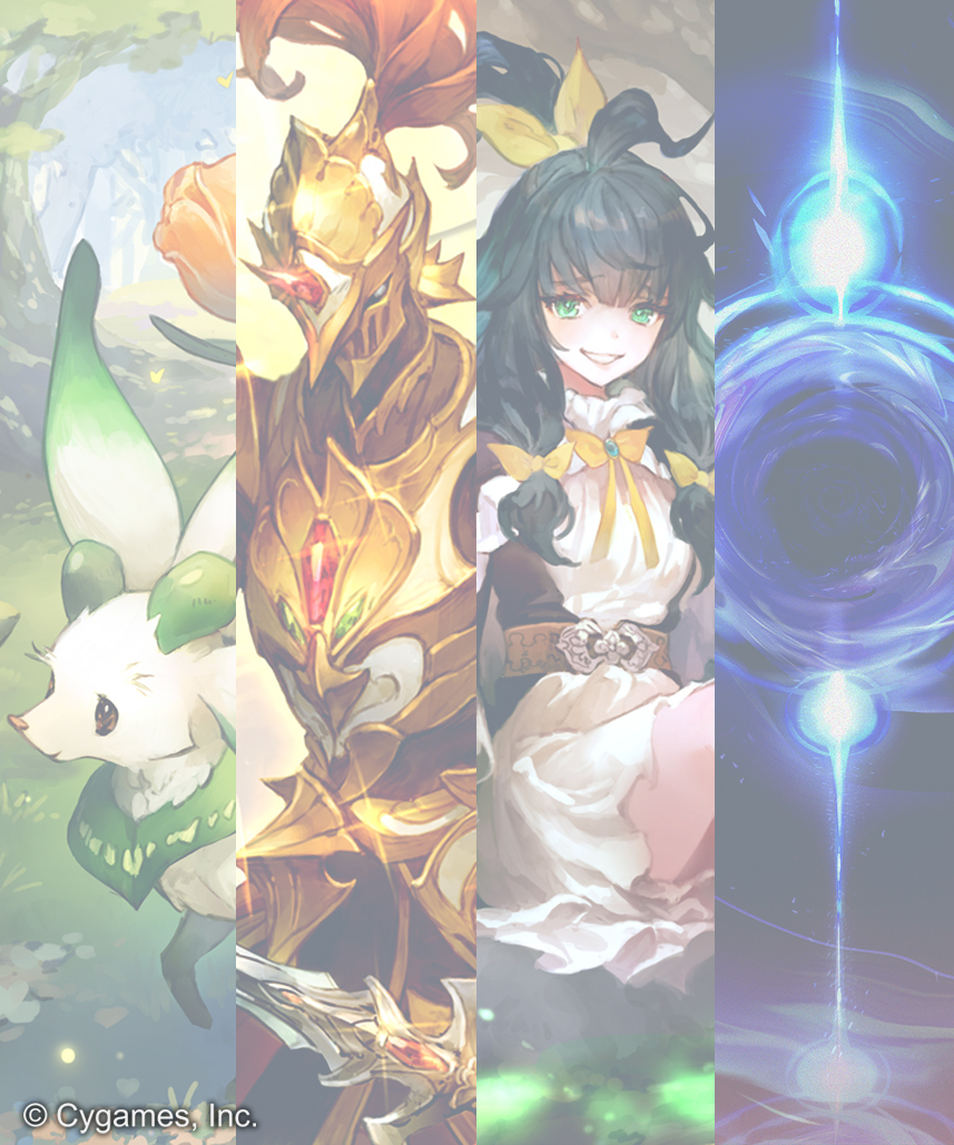 This is a pixiv picture whose title is アニシャド、シャドバトで描いたカード絵のまとめ.