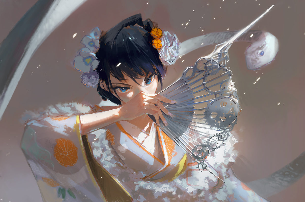 This is a pixiv picture whose title is 🐍.