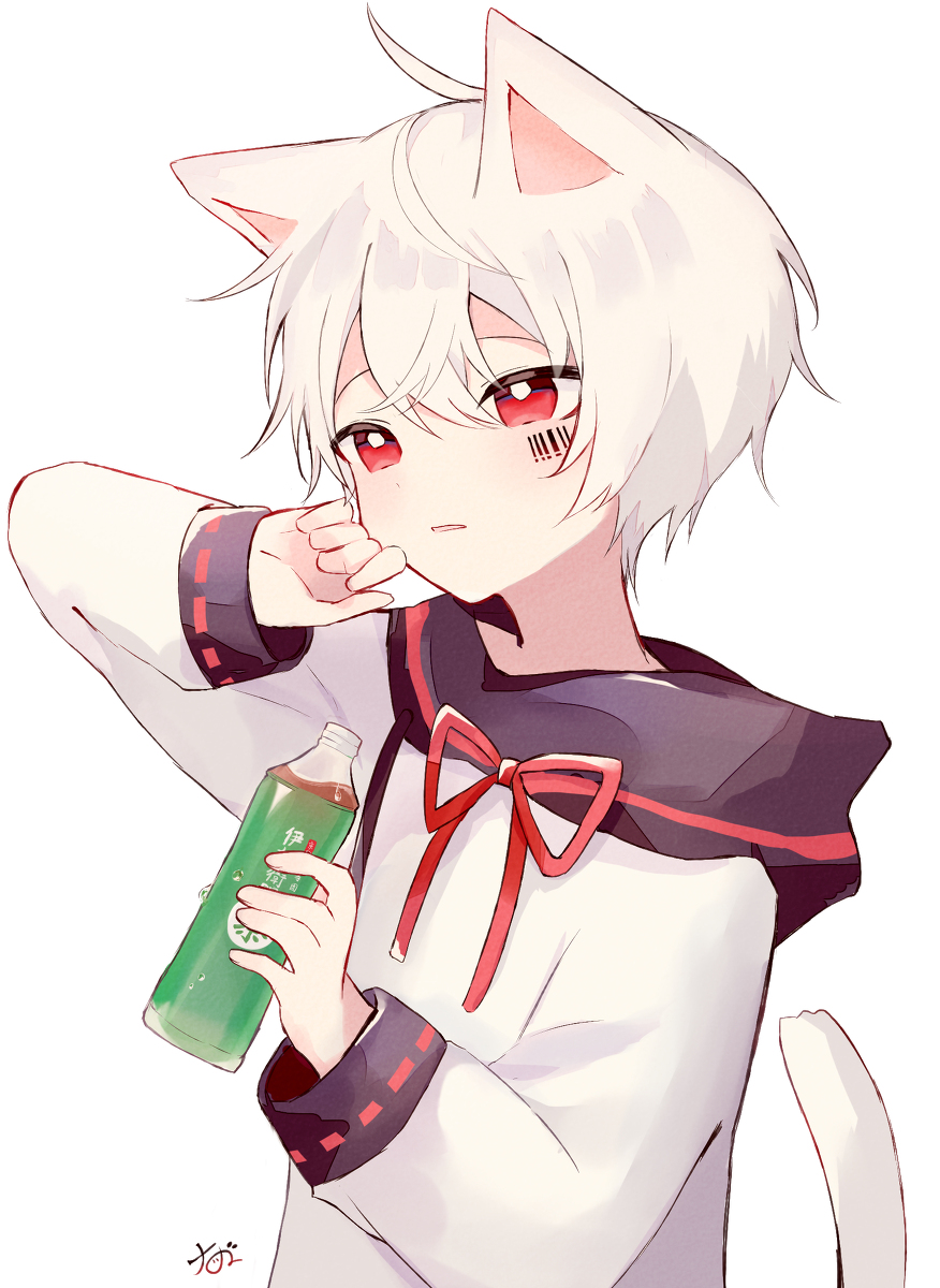 This is a pixiv picture whose title is 🍵.