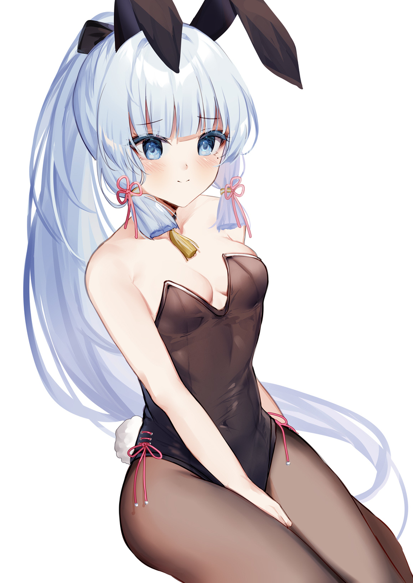 This is a pixiv picture whose title is 綾華バニー.