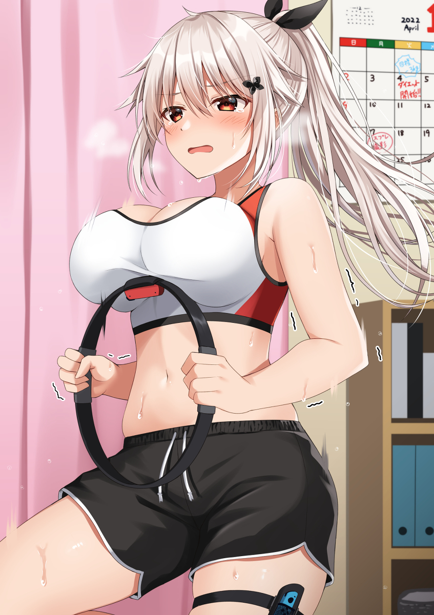 This is a pixiv picture whose title is 「絶ﾞ対ﾞ痩ﾞせﾞてﾞやﾞるﾞぅ"～～～！！！」.