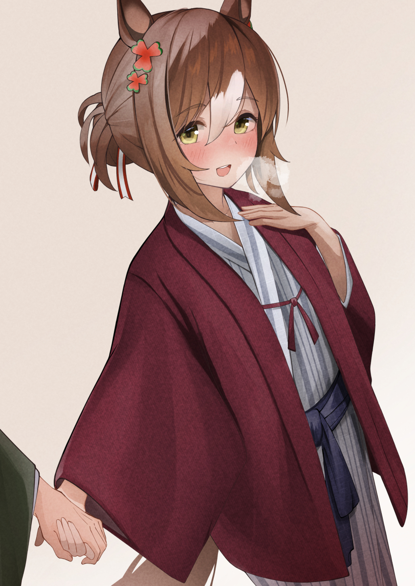 This is a pixiv picture whose title is 「キミのファインモーションでいさせてね。」.