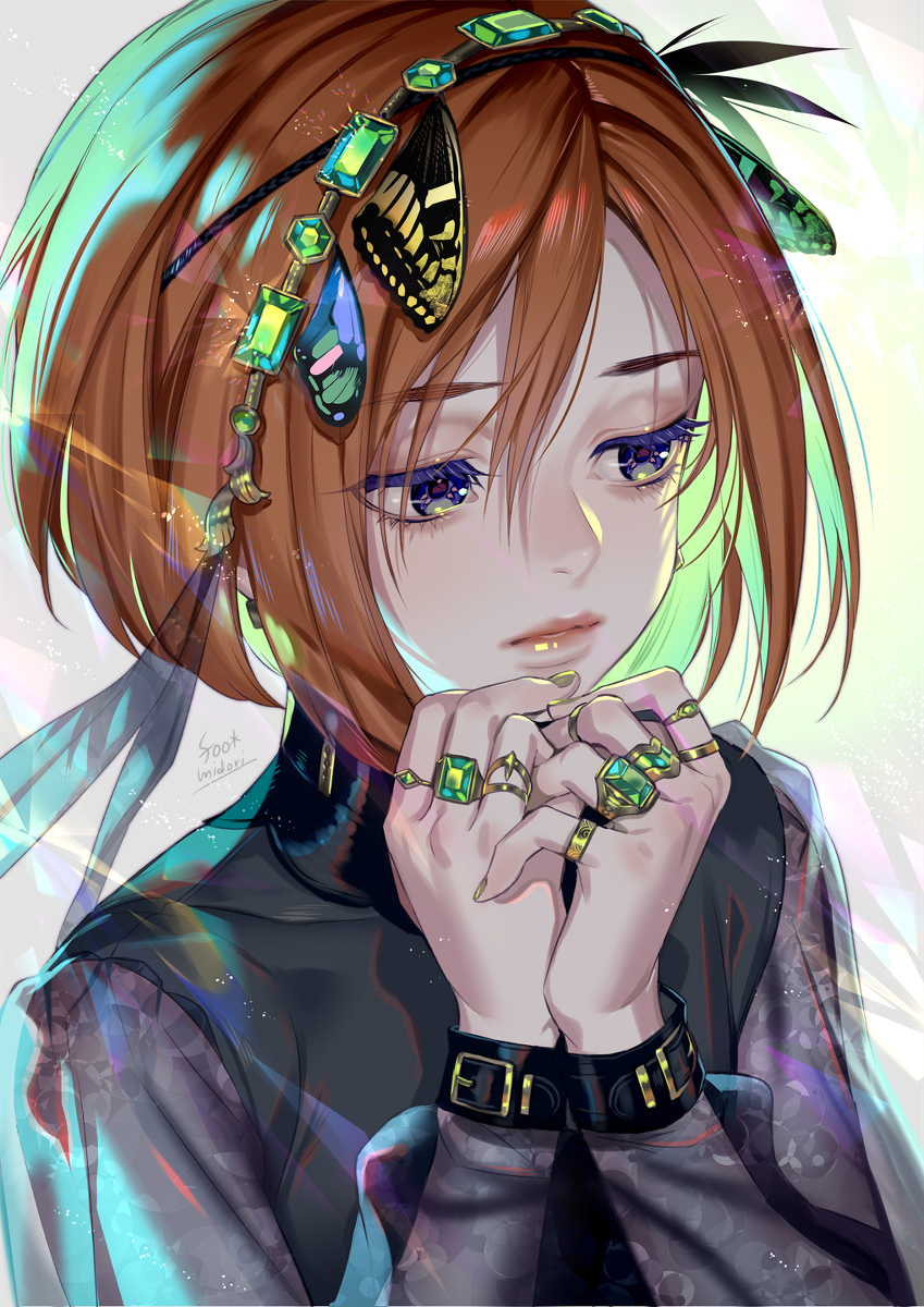 This is a pixiv picture whose title is エメラルドオーロラ.