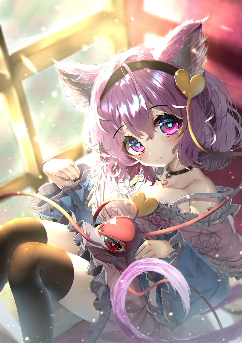 This is a pixiv picture whose title is ねこさとり様.