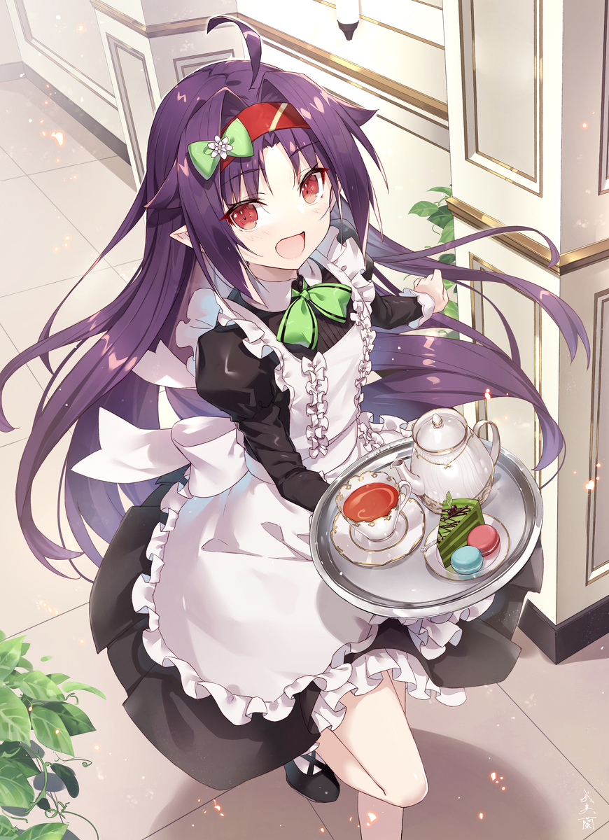 This is a pixiv picture whose title is メイドユウキ.