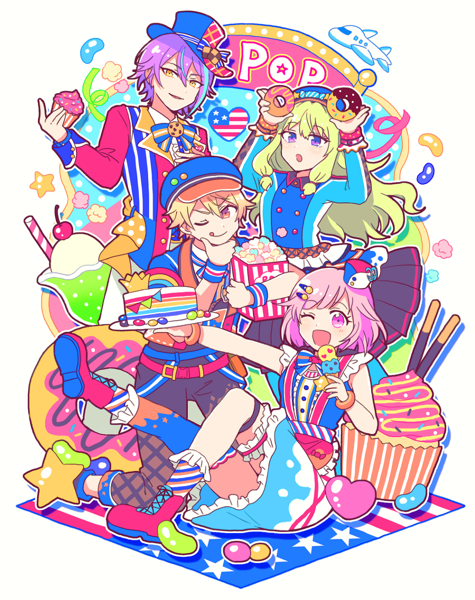 This is a pixiv picture whose title is アメリカンワンダショ.