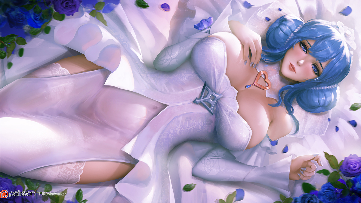 This is a pixiv picture whose title is Crystal Rose Sona.