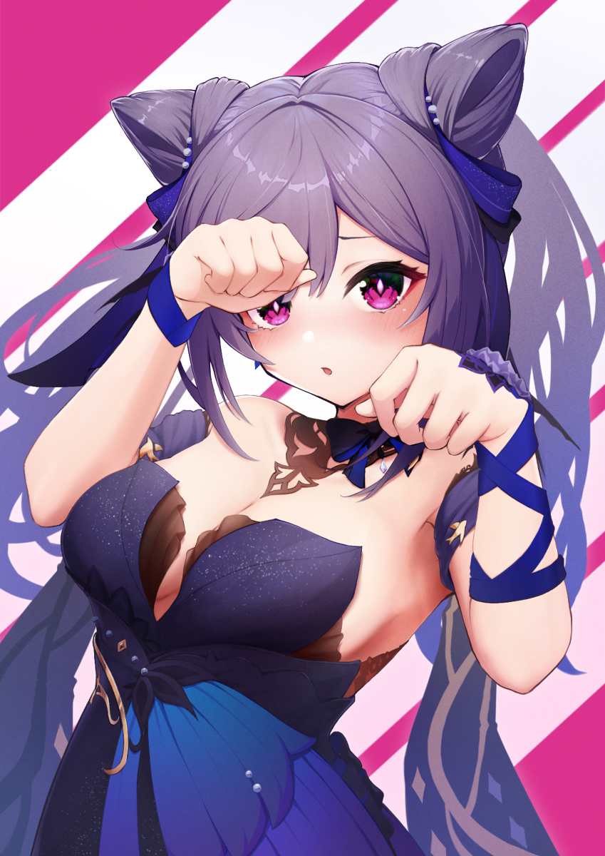 This is a pixiv picture whose title is 何よこのポーズ、恥ずかしいんだけど？.