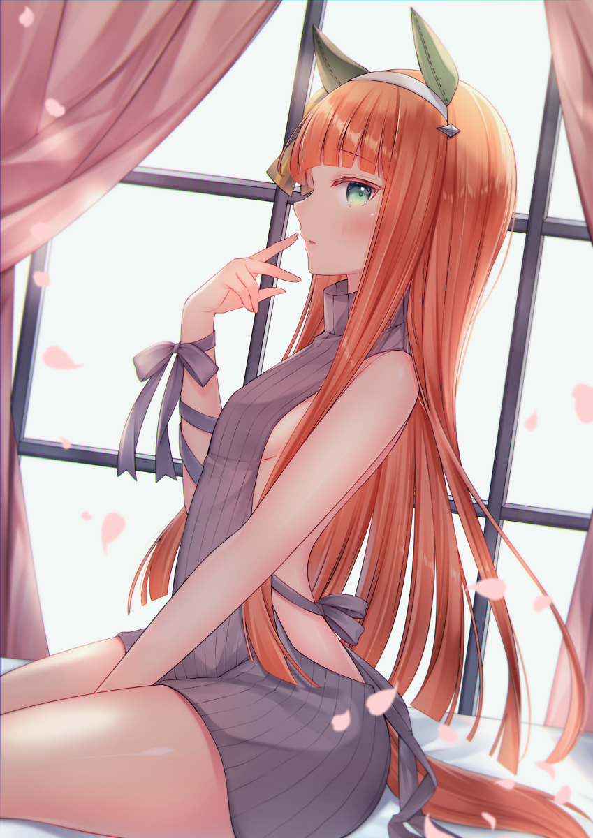 This is a pixiv picture whose title is 例のセーター.