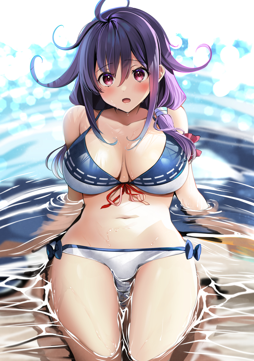 This is a pixiv picture whose title is 水着大鯨ちゃん.