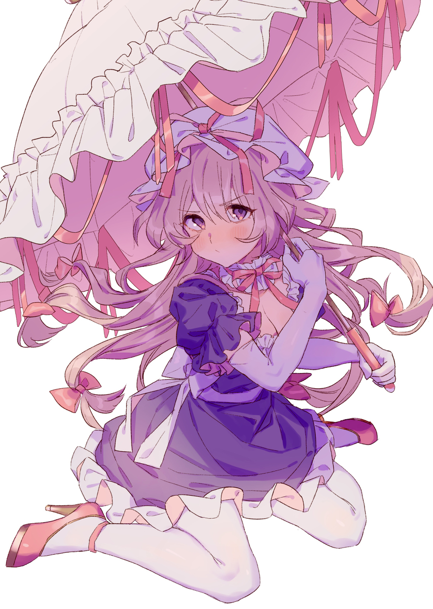 This is a pixiv picture whose title is 💜.