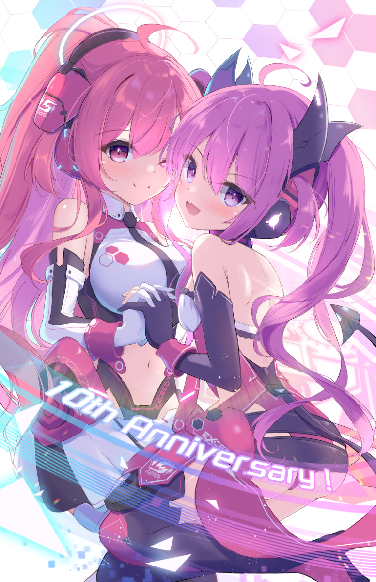 This is a pixiv picture whose title is SOUND VOLTEX 10th Anniversary.
