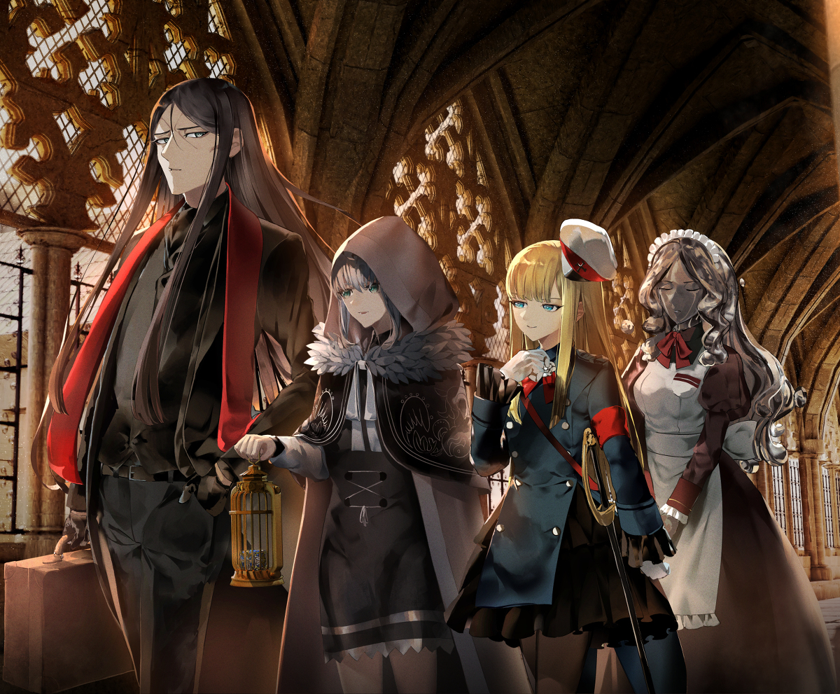 This is a pixiv picture whose title is 事件簿とFGO.