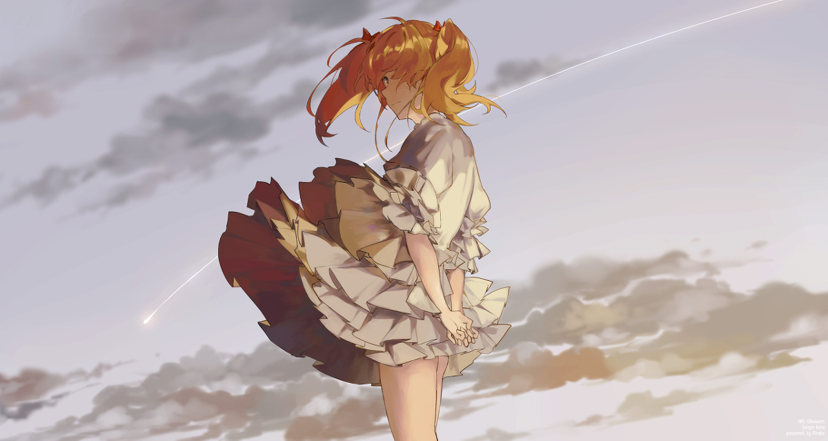 This is a pixiv picture whose title is もうじき夏が終わるから.