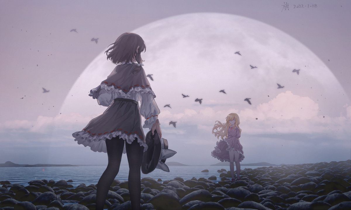This is a pixiv picture whose title is 「ねえ蓮子。——.